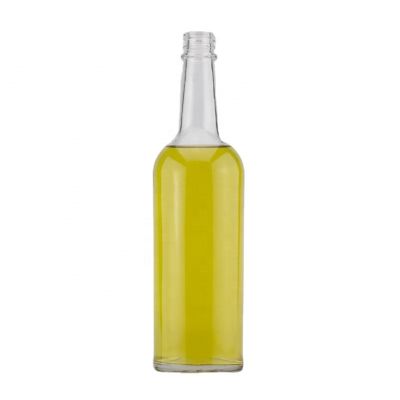 Manufacturer Competitive Price Classic Round Shape 700ml 70cl Vodka Whiskey Beverage Drink Glass Bottles With Aluminum Caps 