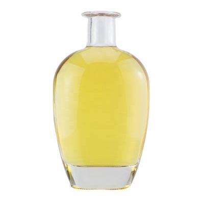 Manufacture Thick Bottom Bottle With Cork Stopper Brandy Bottle With Super Flint Material 