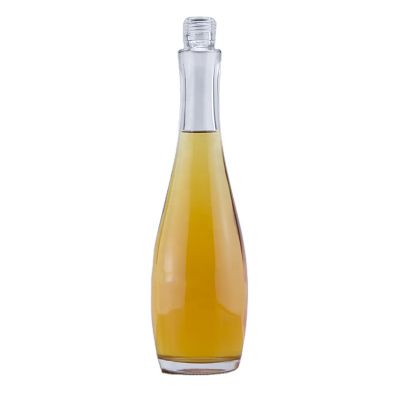 750ml round drop decoration Alcohol Spirit liquer Glass Bottles For Vodka Whiskey gin tequila With Screw Cap 
