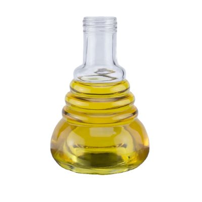 unique 750ml super flint empty customized design spirit and liquor glass bottle with screw cap lid 