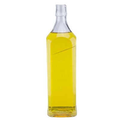Top supplier high quality polygon shape xo brandy bottles with swing top 750ml