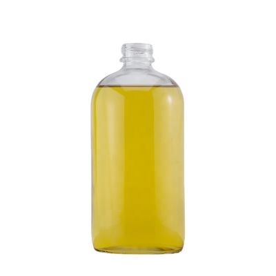 wholesale benefit 750ml round bottle decoration Spirits liquor wine Glass Bottles For beverage water cocktail With Screw Cap lid 