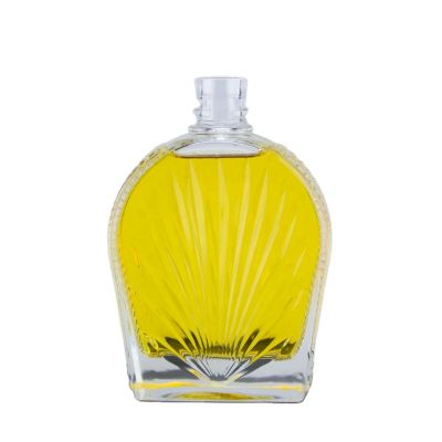 Unique Super Flint Glass Brandy Bottle 750ml Xo Brandy Glass Bottle With Taps