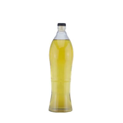 Stock Irregular Shape Super Flint 70 Cl Glass Bottle Vodka Frost Screw cap Seal Bottle 