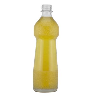 Hot Sale Transparent And Obscured Glass Bottle 70 Cl Beverage Juice Milk Water Screw Cap Bottle 