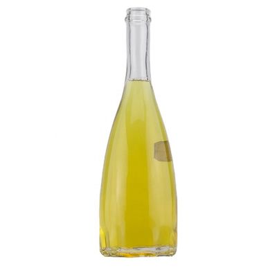 Wholesale Hot Sale High White Beverage Water Milk Juice Glass Bottle With Screw Top For 750ml 330ml 