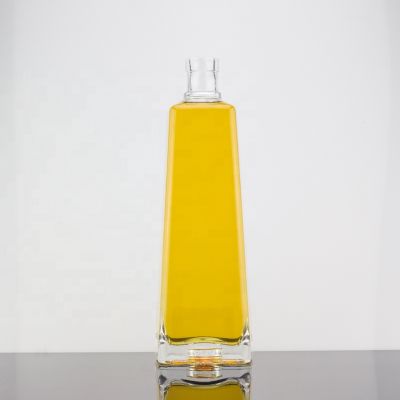Drop Widen Bottom Narrow Shoulder Super Flint Glass Bottle 700 Ml Gin Frost Bottle 