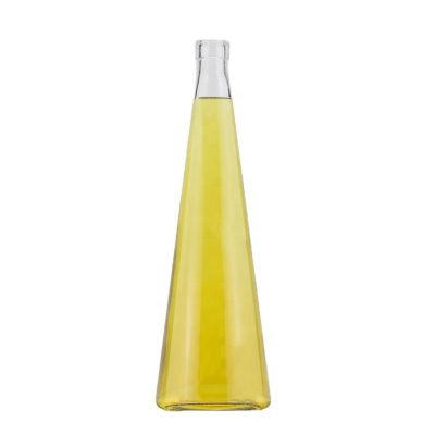 Factory Direct Delicate Dlawless Smooth Cone Shape 750ml 700ml High Flint Liquor Spirits Glass Bottle For Vodka Whiskey