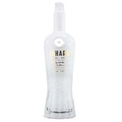 Creative Design Refinement Polygon Shape Custom Color Vodka Whiskey Brandy Glass Bottle For Liquor With Screw Cap 750ml