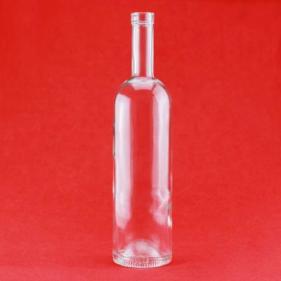 Round Clear 750ml Glass Whisky Bottle 700ML Whiskey Glass Bottle whisky 