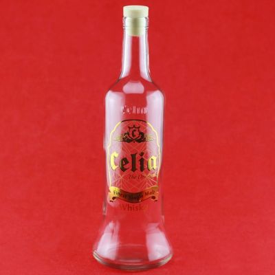 Manufacturer Of Glass Whiskey Bottles Custom Whiskey Design Glass Bottle 1000ml 