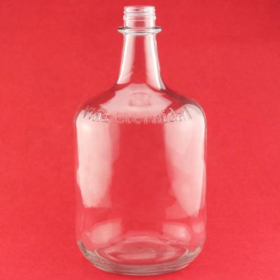 Large Capacity Paint 1 Liter Glass Liquor Bottles Vodka Large Capacity Glass Bottle 