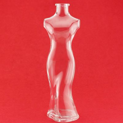 Unique Design Empty Flint Clear Glass Bottles Manufacturers Custom High Quality Gin Glass Bottles For Liquor 