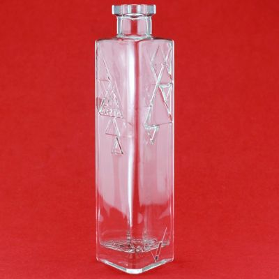 Wholesale Rectangle Glass Bottle 350ml Rectangular Glass Bottle 