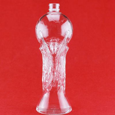 Round 700 Ml Glass Globe Replacement Ball Shaped Vodka Glass Bottles 