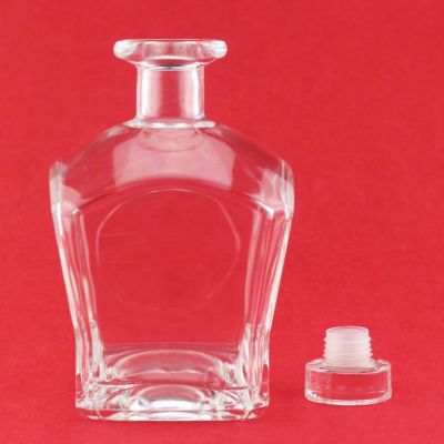 Glass Lid Vodka Bottles Glass Bottle With Lid 