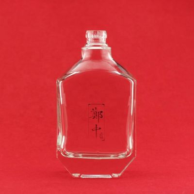 High Quality Sexy liquor bottles 500 ml Decal Spirits Bottles Vodka Bottle Plastic tamper proof Cap 