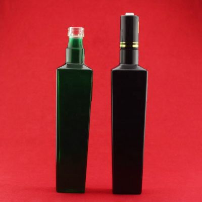 Custom Black Matte Whiskey 750ML Bottle black 750ml Tequila Bottle 500ml Matte Black Bottle Vodka 