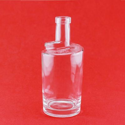 Clear Glass Bottle Alcohol Liquor glass bottle 500ml Made in China 