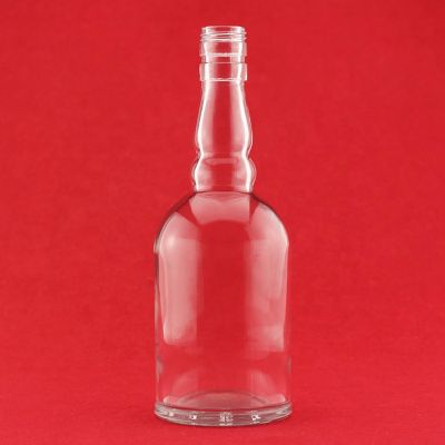 Hot Sale Glass Whiskey Bottle 500ml Vodka Bottle Empty Liquor Bottle With Ropp Cap China Manufacturer 