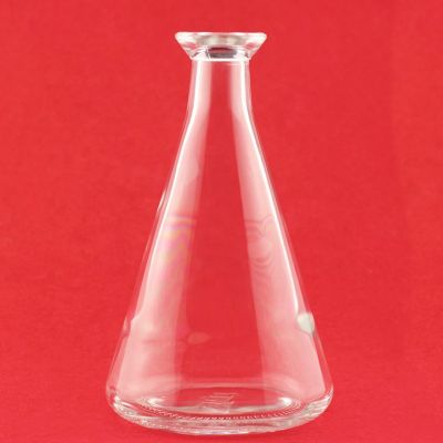 Shaped Whiskey Glass Bottle Empty Glass Whiskey Bottle 