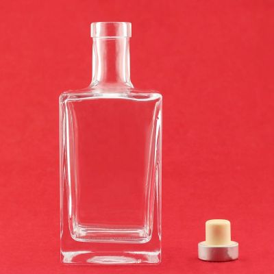 700ml Super Flint Clear Glass Bottles With Cap Super Flint Glass Brandy Bottle With Cork 