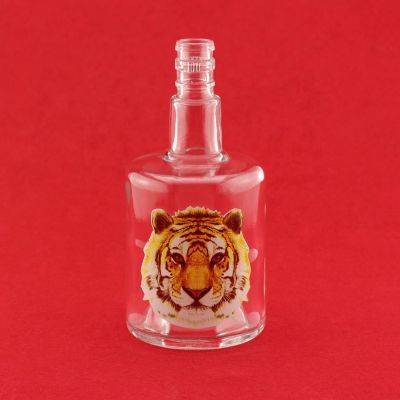 Hot Sale Personalized Bottles Tequila With Sticker Rum Bottle With Cork Bacardi Rum Tequila Bottle 