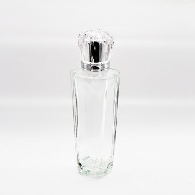 80ml Fashion Design Glass Clear Perfume Bottle Manufacturers