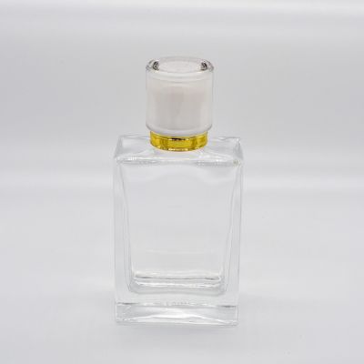 100ml Luxury Rectangular Glass Perfume Glass Spray Bottle