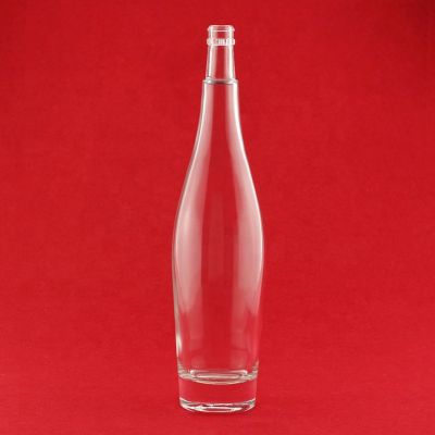 Factory Price High Quality Small Mouth Gin Glass Bottles 750ml With Plastic Cap 