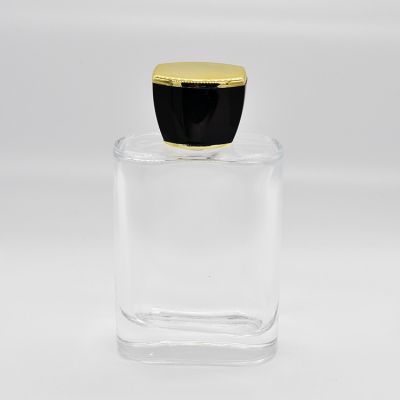 100ml square glass perfume bottle refillable perfume bottle glass 