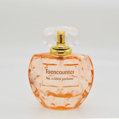 100ml Premium yellow Round Perfume Glass spray Bottleerred 