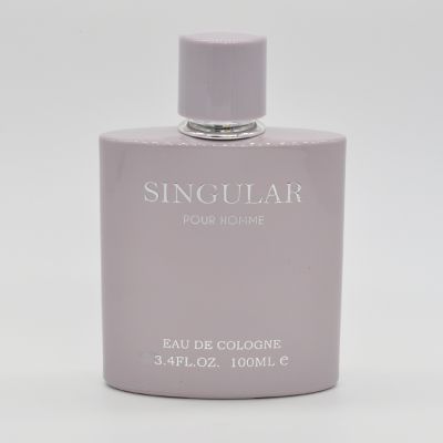 Simple design high end elegant 100ml recyclable spray perfume glass bottle 
