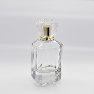 2019 high-quality thick-bottom glass perfume bottle 100ml for sale 