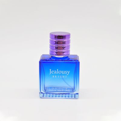 china supplier design high quality empty 50 ml square vintage glass perfume spray bottle 
