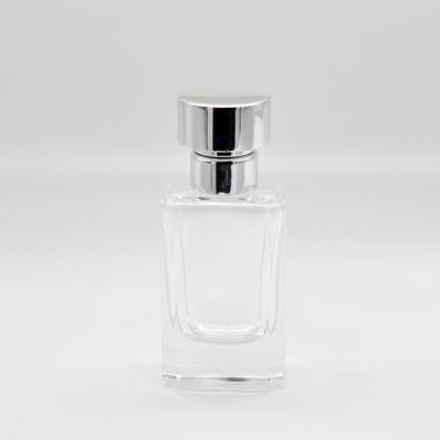 25ml high quality small perfume bottle with zinc alloy bottle cap 