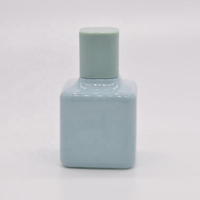 100ml ODM OEM square bulk fancy design perfume glass bottles 