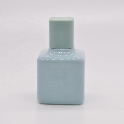 100ml ODM OEM square bulk fancy design perfume glass bottles 