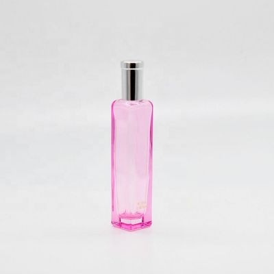 Newly Mini Portable Empty Colored Coated Factory Design Glass Custom Spray Manufacturing Pump Perfume Bottle 