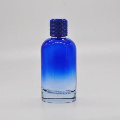 Luxury Empty Colored Coated Factory Design Glass Custom Spray Neck Lady Pump Perfume Bottle 