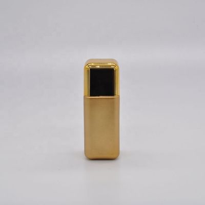 Portable Mini Gold Premium Design Factory Crimp Neck Colored Spray Perfume Bottle 