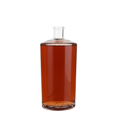 New Hot Selling Products Round 500 ml wine glass bottle liquor with stopper 