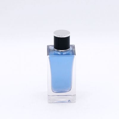 custom square elegant transparent smooth high quality bottles perfumes for sale 
