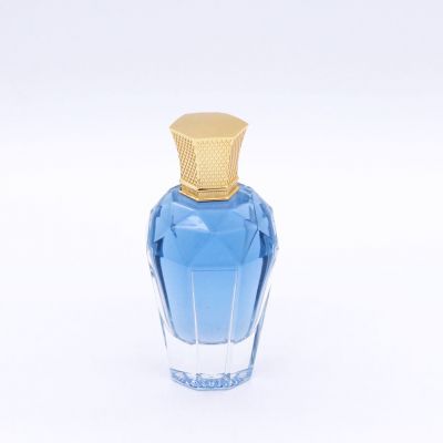 exquisite transparent irregular 100ml empty perfume glass bottles for sale 