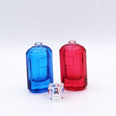 irregular cylindrical solid color painting custom glass bottles perfumes 