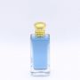 square 100ml round groove exquisite high quality wholesale perfume glass bottle 