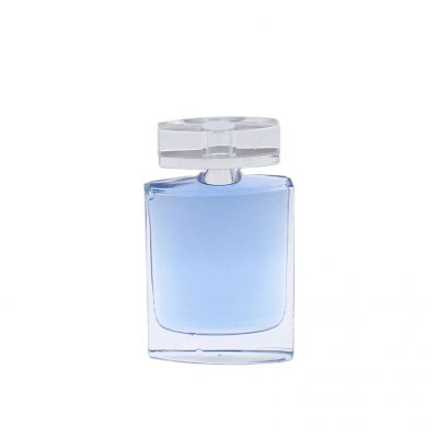 fancy cambered surface transparent elegant high quality perfume glass bottle
