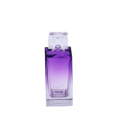 square cylindrical color gradually varied painting glass bottles perfumes 