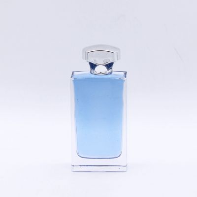 100ml large capacity rectangle square fancy empty glass perfume bottles 