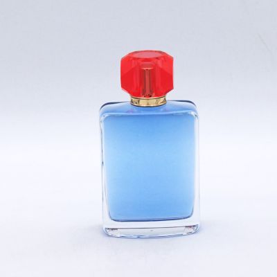 transparent custom irregular curved surface bottles perfume wholesale 